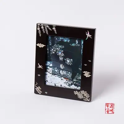 螺鈿額縁(雲鶴)