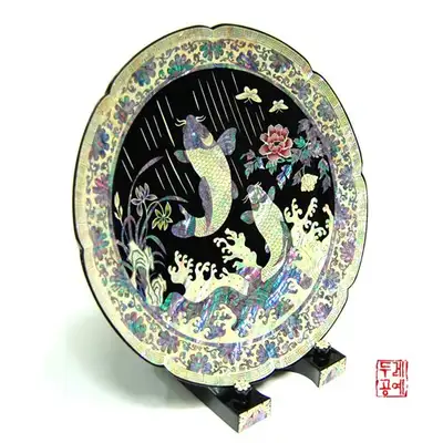 鯉の円形トレー