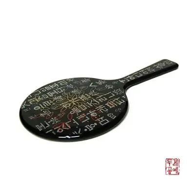 ハングル手鏡 大 (柄付き)