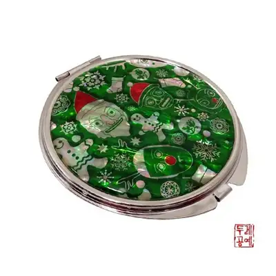 サンタクロース ハンドミラー[グリーン]