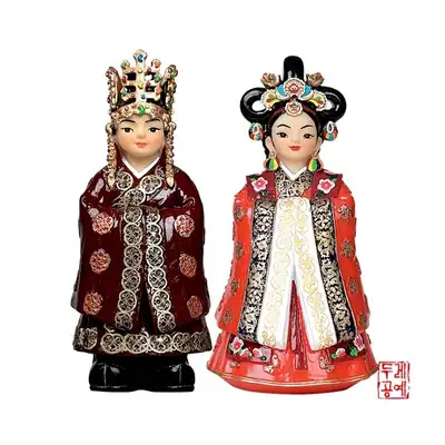 人形セット 大[新羅王、王妃]