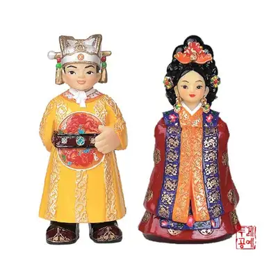 人形セット 大[高麗王、王妃]