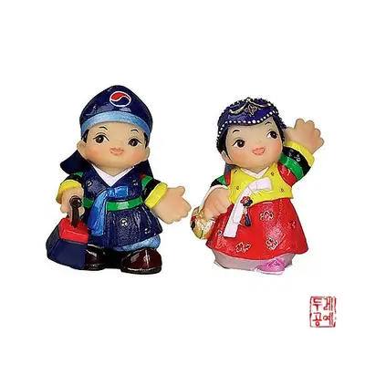 初ろう男女キャラクター ぬいぐるみ セット(小)