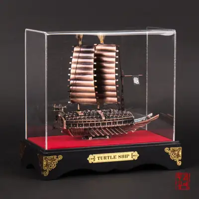 青銅製亀船ミニチュア