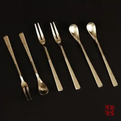 訓民正音 ティースプーン フォーク セット