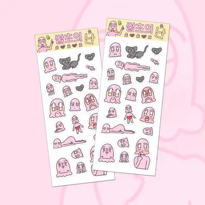 [Ssabchho's Rebellion] Webtoon Die-Cut Sticker 1 Type｜Webtoon Goods