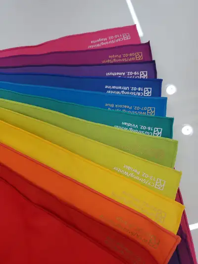 Personal Color Diagnosis Fabric 212 Colors Tone-Sorted Set