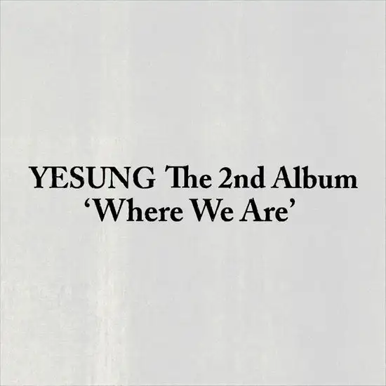 YESUNG - WHERE WE ARE [Regular 2nd Album] [PHOTOBOOK VER [3-Set]]
